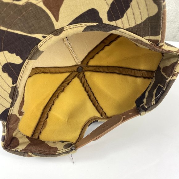 Blackwater Fish & Hunt Club Brown Camo Camouflage Snapback Hat Cap - Picture 9 of 9